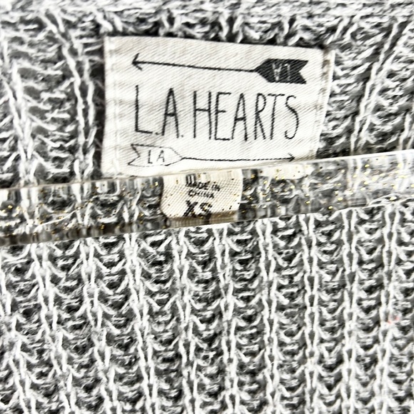 L.A. HEARTS |🐭Gray Button-Up Thin-Knit Cardigan Sweater - Picture 8 of 13